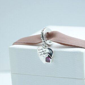 Pandora Love My Home Heart Dangle Charm
